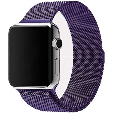 Ремінець Milanese Loop для Apple Watch 42mm | 44mm | 45mm | 46mm | 49mm Deep Purple - ash-mobile.com.ua - фото 1