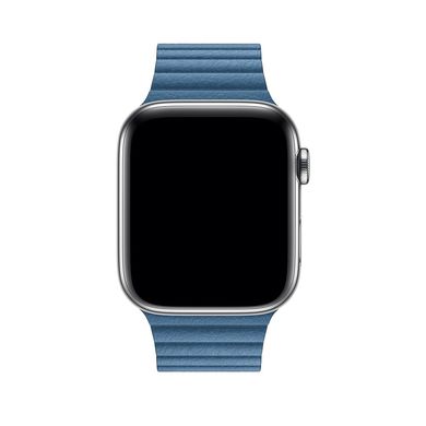 Кожаный ремешок Leather Loop Band для Apple Watch 42/44/45/49 mm Cape Cod Blue купить
