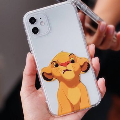 Чохол прозорий Print Lion King для iPhone 14 Plus Nala Love Red - ash-mobile.com.ua - фото 2