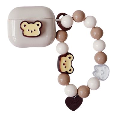 Чехол Bear Charm для AirPods 3 Biege - ash-mobile.com.ua - фото 1