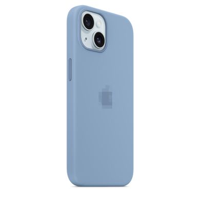 Чехол Silicone Case Full OEM для iPhone 15 Plus Winter Blue