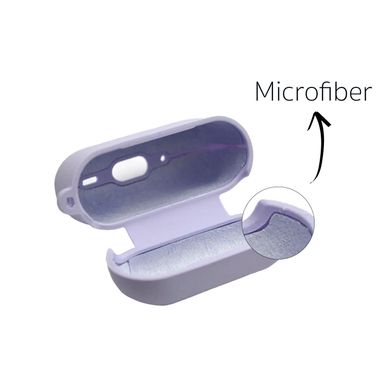 Чехол с микрофиброй для AirPods 4 Lavander Gray