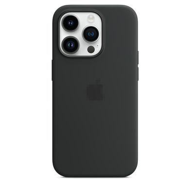 Чехол Silicone Case Full OEM+MagSafe для iPhone 14 PRO Midnight