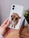 Чохол прозорий Print Dogs для iPhone 6 | 6s Dog Spitz Light-Brown