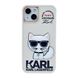 Чохол Karl Lagerfeld Paris Silicone Case для iPhone 13 Cat Biege
