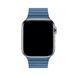 Шкіряний Ремінець Leather Loop Band для Apple Watch 42/44/45/49 mm Cape Cod Blue
