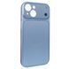 Чохол Nofelet AG Glass with MagSafe для iPhone 14 Light Blue