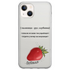 Чохол прозорий Print NO WAR для iPhone 17 Паляниця