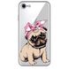 Чехол прозрачный Print Dogs для iPhone 7 | 8 | SE 2 | SE 3 Happy Pug купить