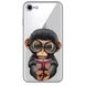 Чохол прозорий Print Animals для iPhone 7 | 8 | SE 2 | SE 3 Monkey купити