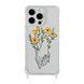Чехол прозрачный с ремешком Print Leaves для iPhone 16 PRO MAX Hands Flower - ash-mobile.com.ua - фото 1