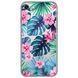 Чохол прозорий Print Flower для iPhone 16e | 17e Monstera - ash-mobile.com.ua - фото 1