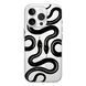 Чехол прозрачный Print Snake with MagSafe для iPhone 16e | 17e Viper