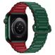 Ремінець HOCO WA06 Flexible Military pattern для Apple Watch 42mm | 44mm | 45mm | 46mm | 49mm Green/Red