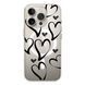 Чохол прозорий Print Love Kiss with MagSafe для iPhone 17 PRO Heart Black