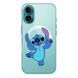 Чохол прозорий Print Blue Monster with MagSafe для iPhone 17 Air Happy