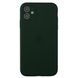 Чохол Silicone Case Full + Camera для iPhone 11 Forest Green