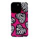 Чехол Ribbed Case для iPhone 14 PRO MAX Heart zebra Pink