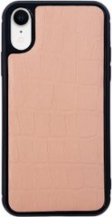 Чехол из натуральной кожи для iPhone XR Pink Sand купить