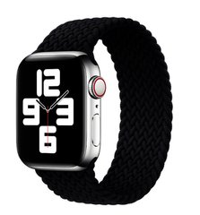 Ремінець Braided Solo Loop нейлоновий для Apple Watch 42/44/45 mm Black розмір L купити