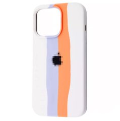 Чохол Rainbow Case для iPhone X | XS White/Orange купити