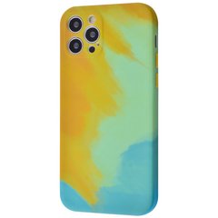 Чохол WAVE Watercolor Case для iPhone 7 | 8 | SE 2 | SE 3 Yellow/Dark Green купити