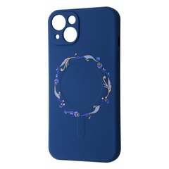 Чохол WAVE Minimal Art Case with MagSafe для iPhone 13 Blue/Wreath