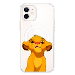 Чехол прозрачный Print Lion King with MagSafe для iPhone 12 MINI Simba Evil купить