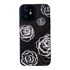 Чехол Ribbed Case для iPhone 11 Rose Black/White купить