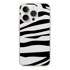 Чехол прозрачный Print Zebra with MagSafe для iPhone 13 PRO