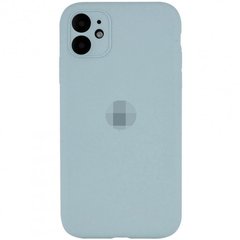 Чехол Silicone Case Full + Camera для iPhone 12 MINI Mist Blue купить