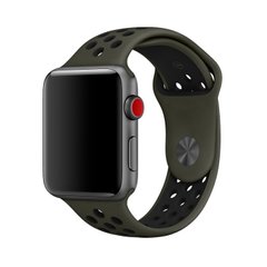 Ремінець Nike Sport Band для Apple Watch 42mm | 44mm | 45mm | 49mm Khaki/Black купити