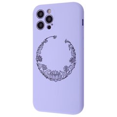 Чохол WAVE Minimal Art Case with MagSafe для iPhone 12 PRO Light Purple/Lotus купити