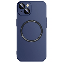 Чохол Magnetic Design with MagSafe для iPhone 14 PRO Navy Blue