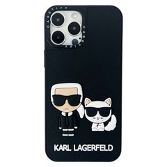 Чехол TIFY Case для iPhone 12 | 12 PRO Karl and Cat Black купить
