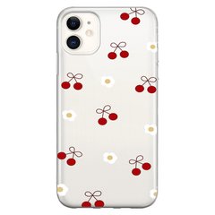 Чохол прозорий Print Cherry Land для iPhone 12 | 12 PRO Small Cherry купити