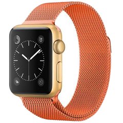 Ремінець Milanese Loop для Apple Watch 42/44/45/49 mm Orange купити