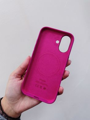 Чохол Silicone Case with MagSafe OEM для iPhone 16 PRO Fuchsia - ash-mobile.com.ua - фото 9