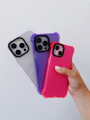 Чехол Air Corner Anti-Shock для iPhone 14 PRO Electric Pink - ash-mobile.com.ua - фото 4