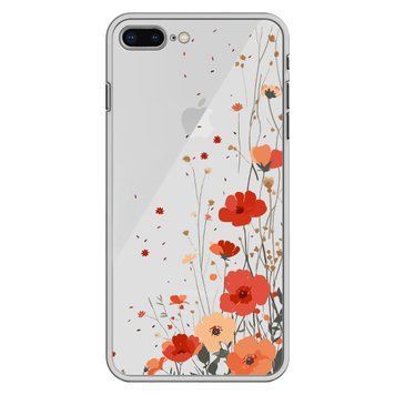 Чохол прозорий Print Flower для iPhone 7 Plus | 8 Plus Autumn Blossom - ash-mobile.com.ua - фото 1