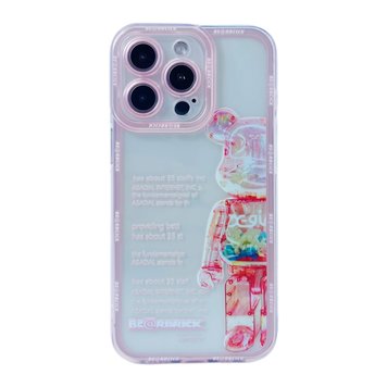 Чохол Brick Bear Case для iPhone 12 PRO MAX Transparent Pink - ash-mobile.com.ua - фото 1