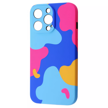 Чохол WAVE NEON X LUXO Minimalistic Case для iPhone 13 PRO Blue/Electrik Pink - ash-mobile.com.ua - фото 1