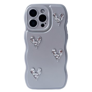 Чехол Argent Hearts Case для iPhone 13 PRO MAX Silver - ash-mobile.com.ua - фото 1