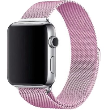 Ремешок Milanese Loop для Apple Watch 42mm | 44mm | 45mm | 46mm | 49mm Pink - ash-mobile.com.ua - фото 1