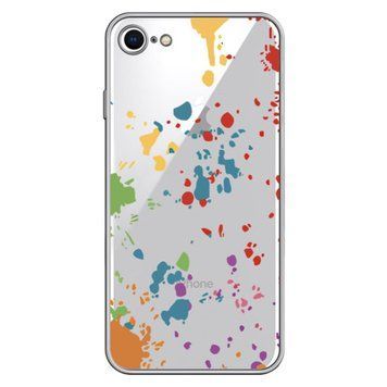 Чехол прозрачный Print NEW YEAR для iPhone 16e | 17e Paint splashes - ash-mobile.com.ua - фото 1