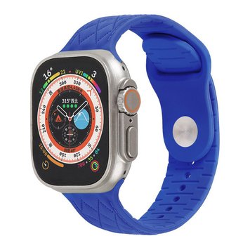 Ремінець Rhombus для Apple Watch 42mm | 44mm | 45mm | 46mm | 49mm Blue - ash-mobile.com.ua - фото 1