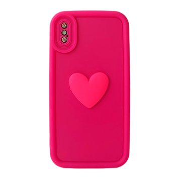 Чехол 3D Coffee Love Case для iPhone X | XS Electrik Pink - ash-mobile.com.ua - фото 1