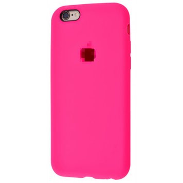 Чехол Silicone Case Full для iPhone 6 | 6s Electric Pink - ash-mobile.com.ua - фото 1