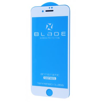 Защитное стекло 3D BLADE ANTISTATIC Series Full Glue для iPhone 7 | 8 | SE 2 | SE 3 White - ash-mobile.com.ua - фото 1