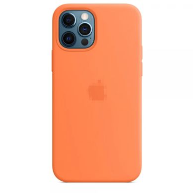 Чохол Silicone Case Full OEM для iPhone 12 | 12 PRO Kumquat - ash-mobile.com.ua - фото 1